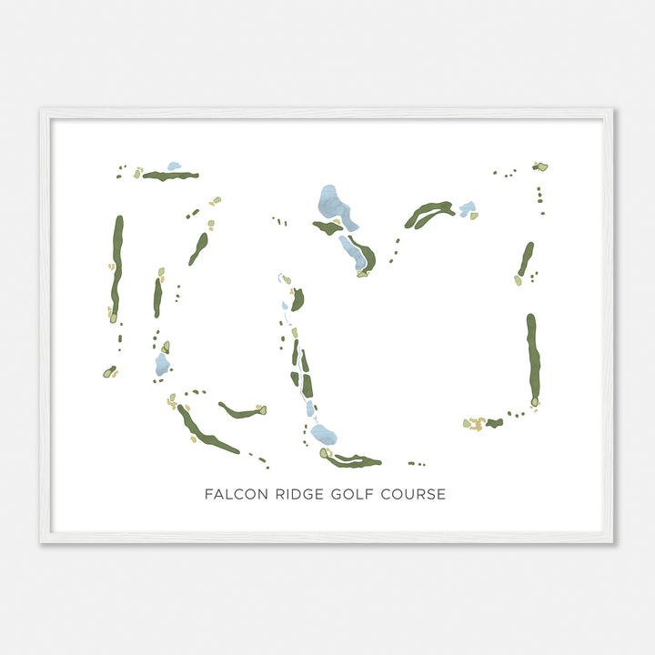 Print of Falcon Ridge Golf Course Modern Map