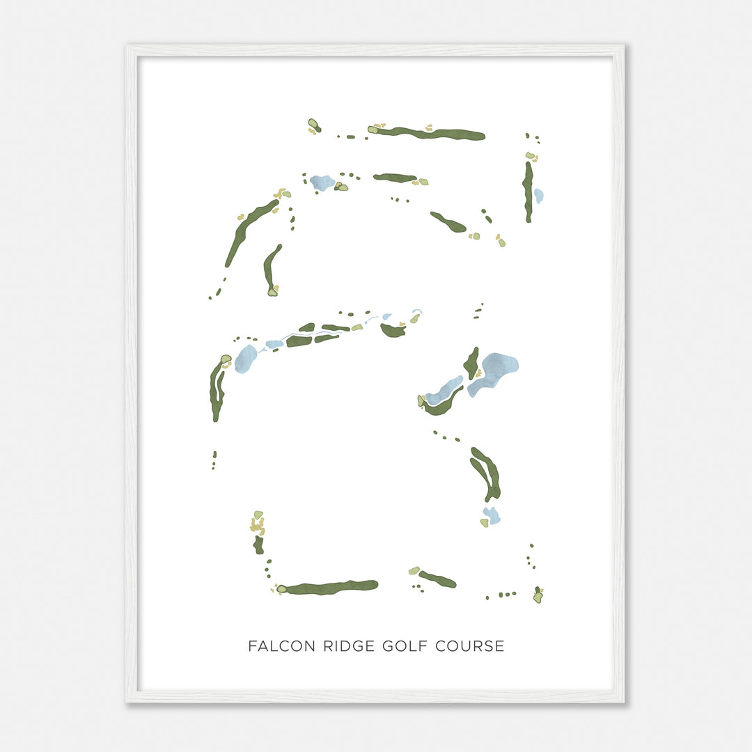 Print of Falcon Ridge Golf Course Modern Map