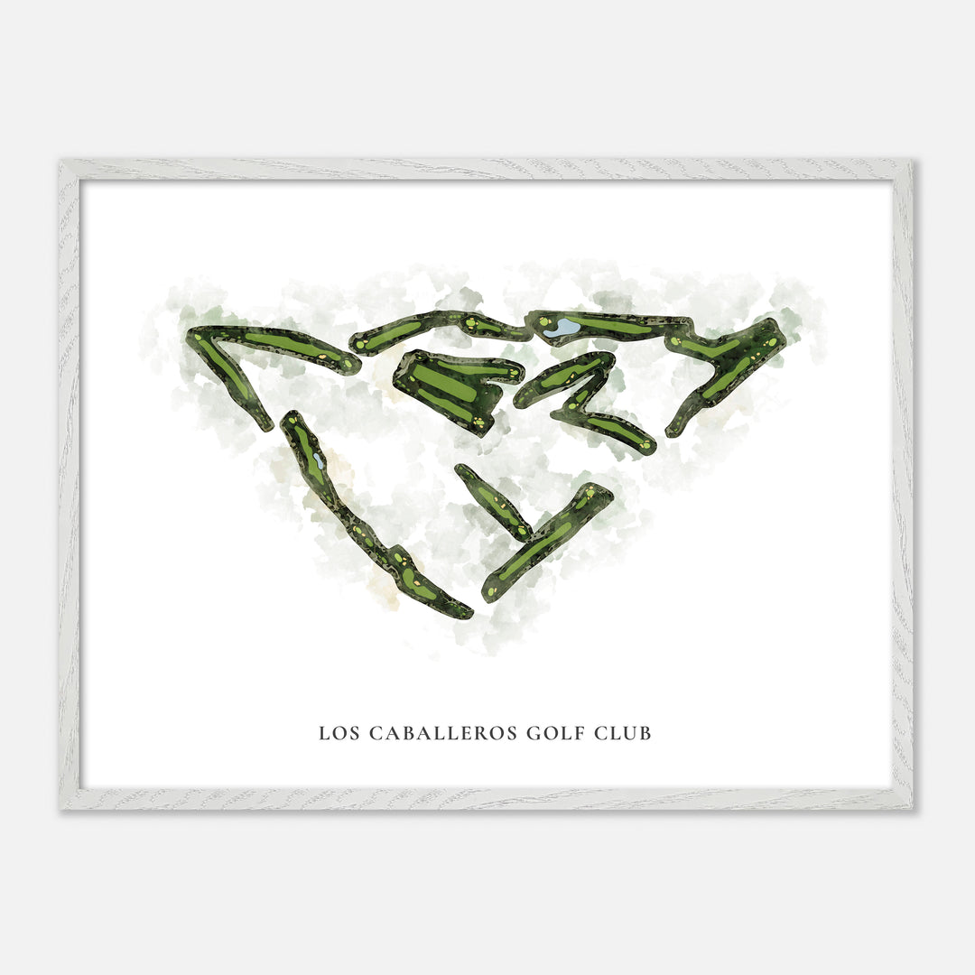 Print of Los Caballeros Golf Club Classic Map