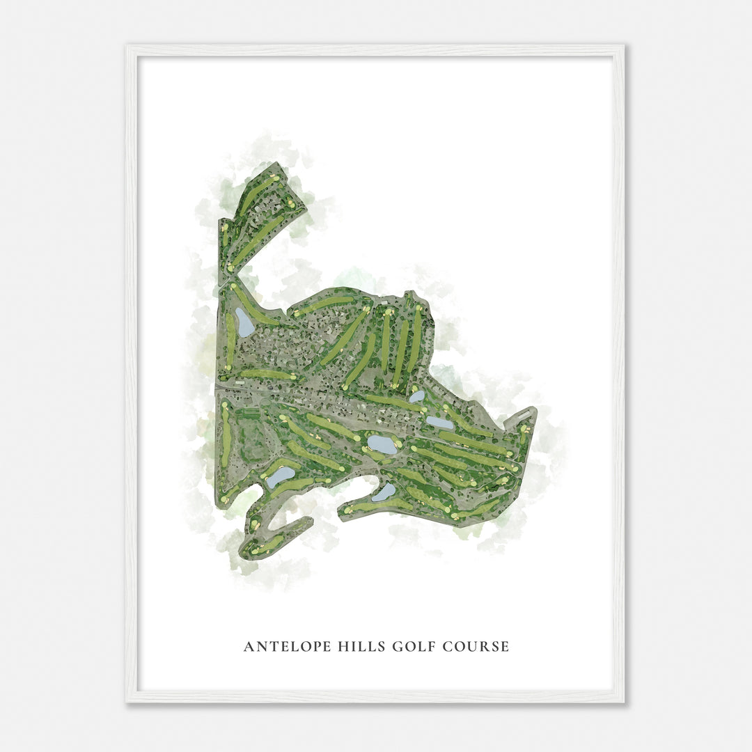 Print of Antelope Hills Golf Course Classic Map