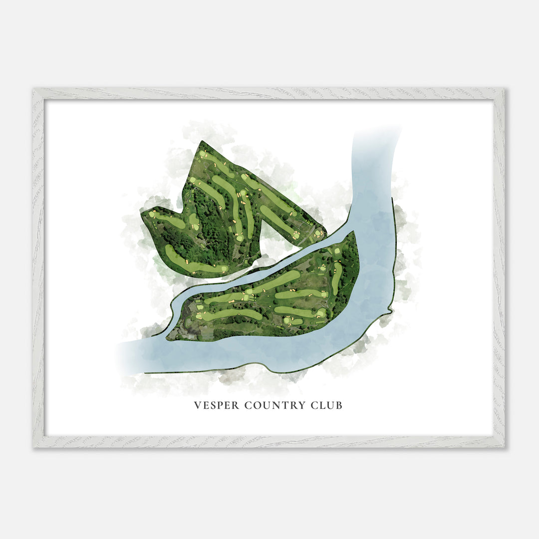 Print of Vesper Country Club Classic Map