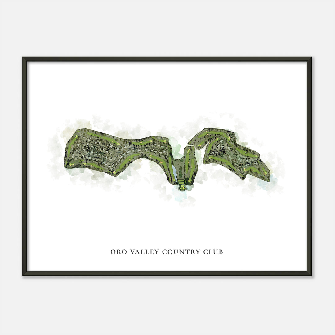Print of Oro Valley Country Club Classic Map