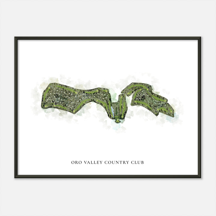 Print of Oro Valley Country Club Classic Map