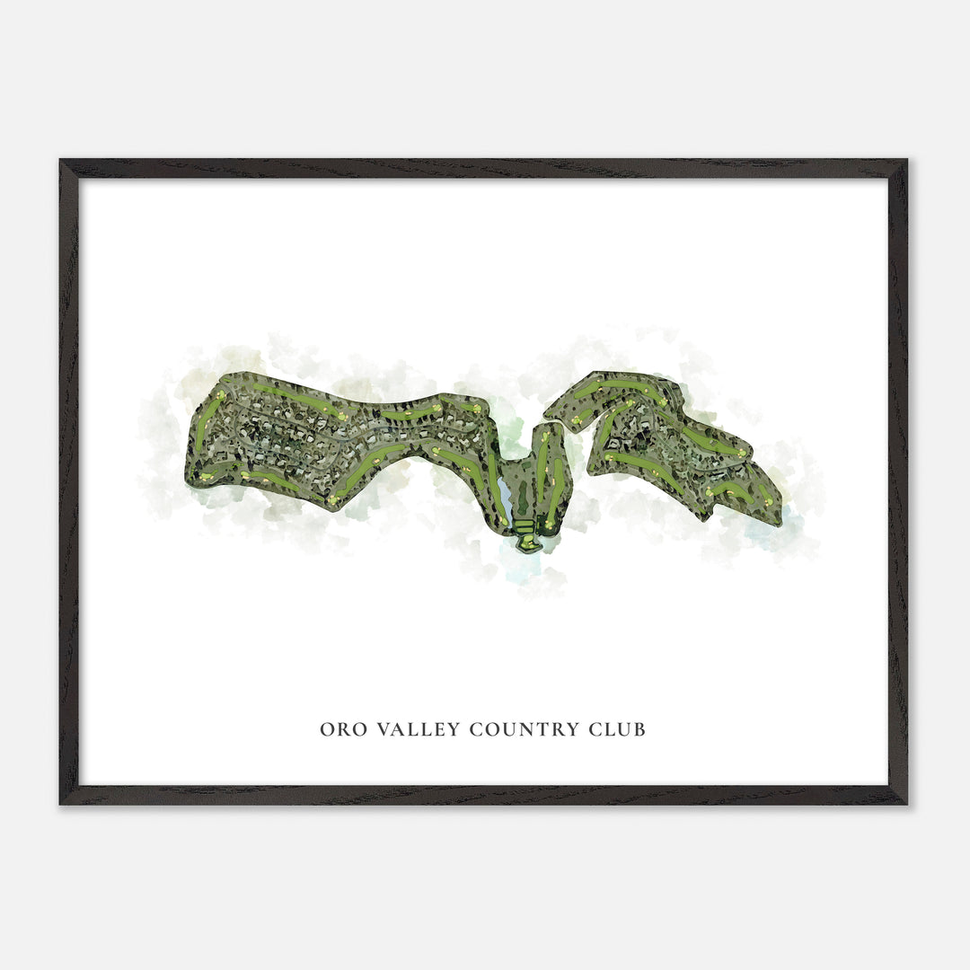 Print of Oro Valley Country Club Classic Map