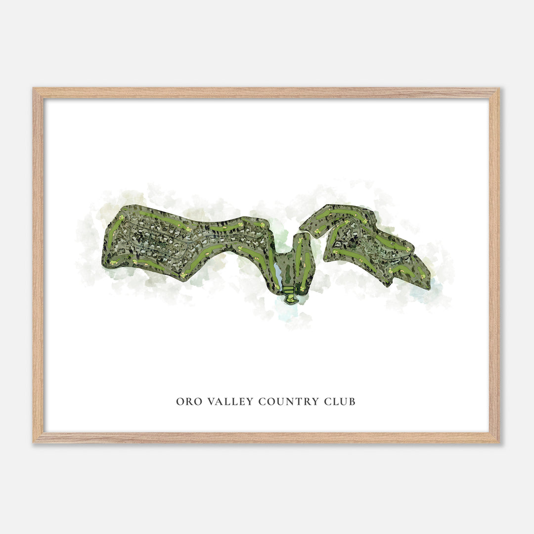 Print of Oro Valley Country Club Classic Map