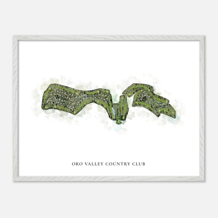 Print of Oro Valley Country Club Classic Map