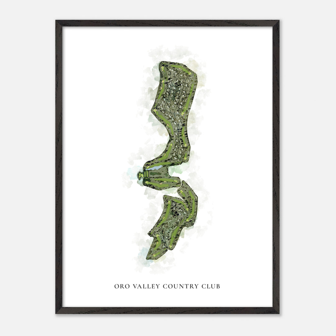 Print of Oro Valley Country Club Classic Map