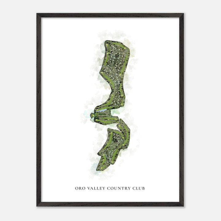 Print of Oro Valley Country Club Classic Map