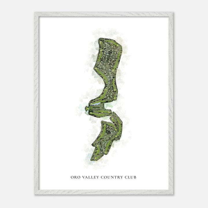 Print of Oro Valley Country Club Classic Map