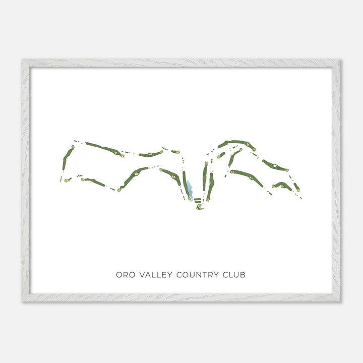 Print of Oro Valley Country Club Modern Map