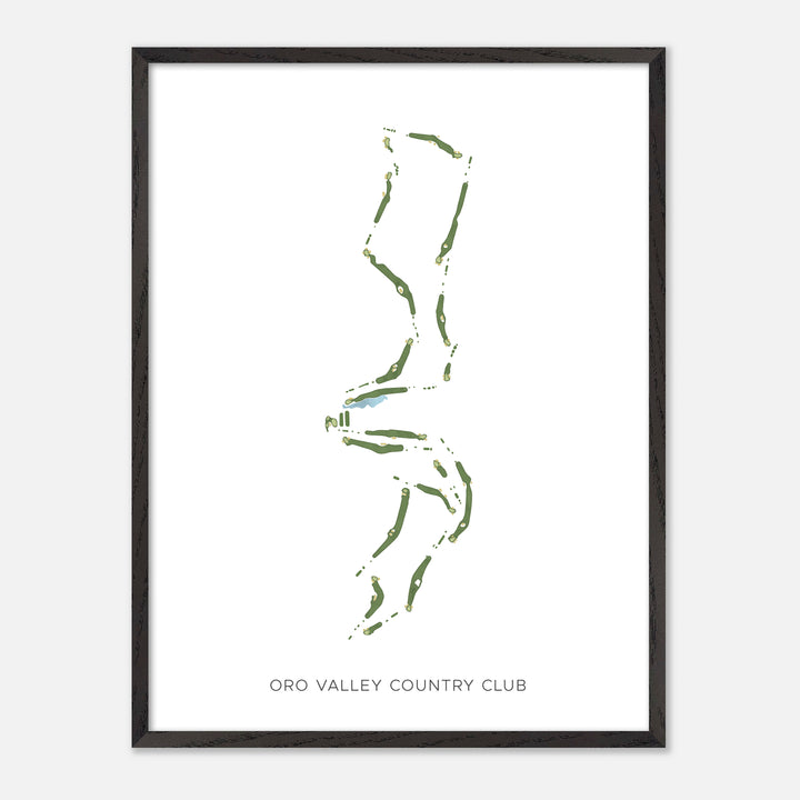 Print of Oro Valley Country Club Modern Map