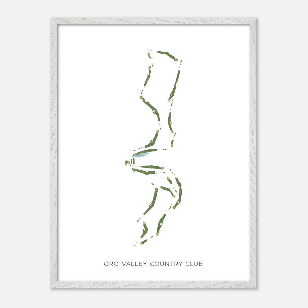 Print of Oro Valley Country Club Modern Map