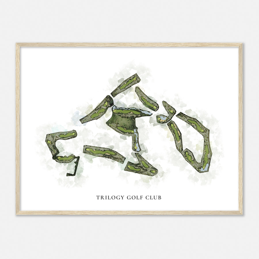 Print of Trilogy Golf Club Classic Map