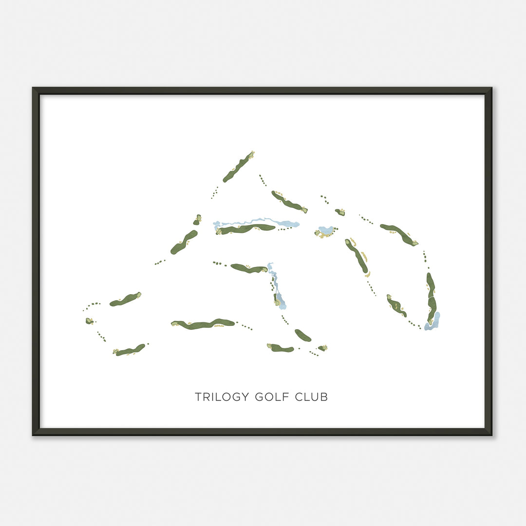 Print of Trilogy Golf Club Modern Map