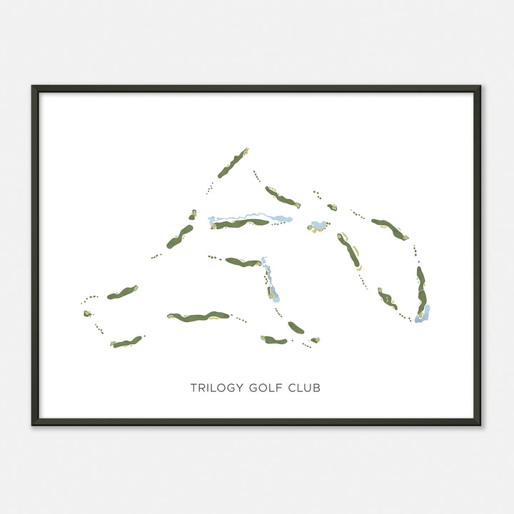 Print of Trilogy Golf Club Modern Map