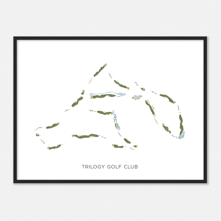 Print of Trilogy Golf Club Modern Map