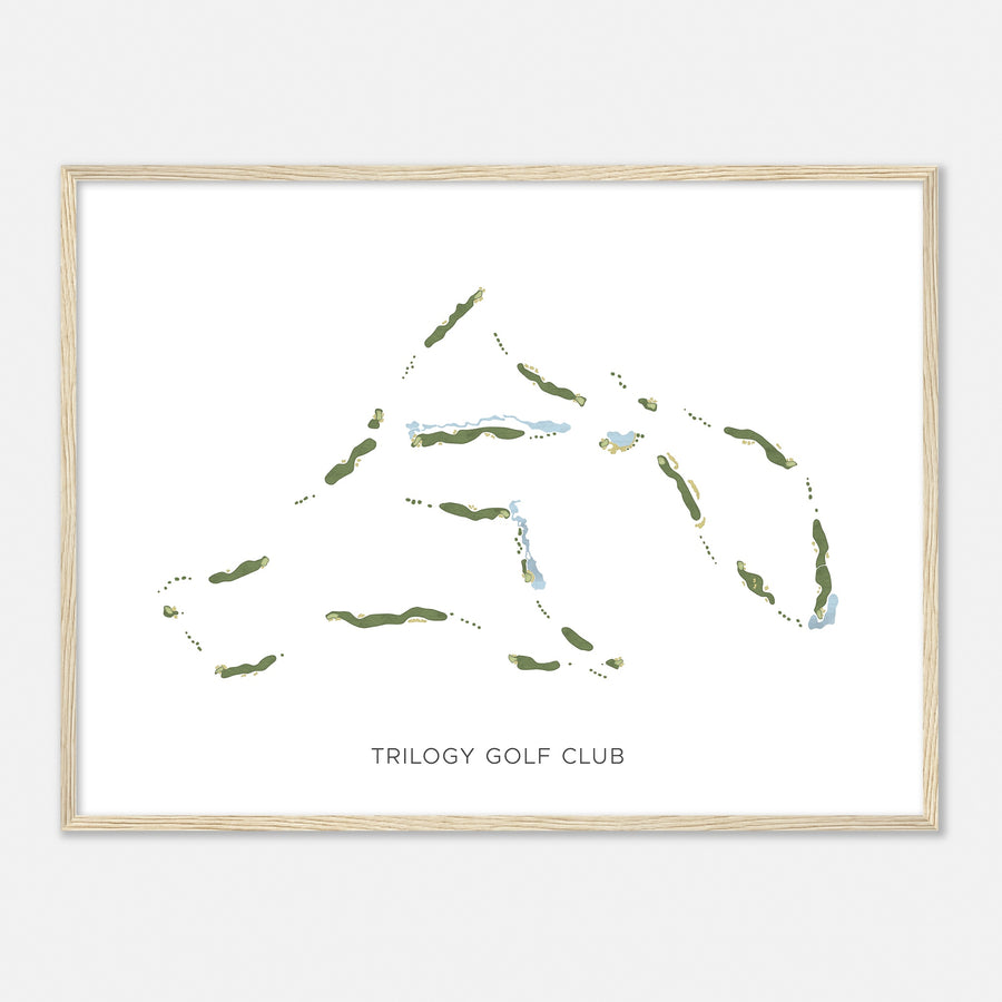 Print of Trilogy Golf Club Modern Map