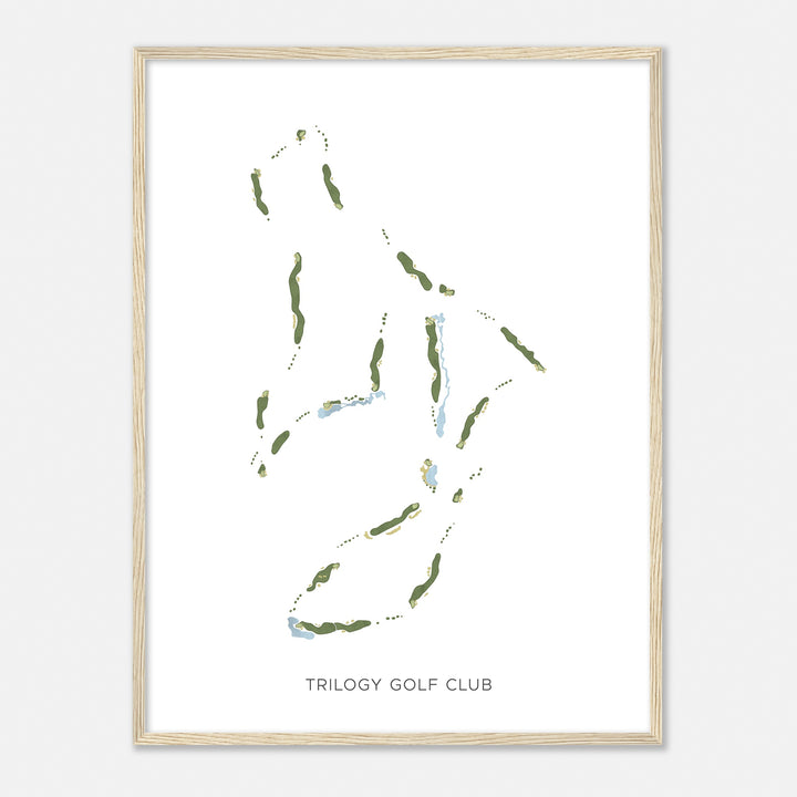Print of Trilogy Golf Club Modern Map