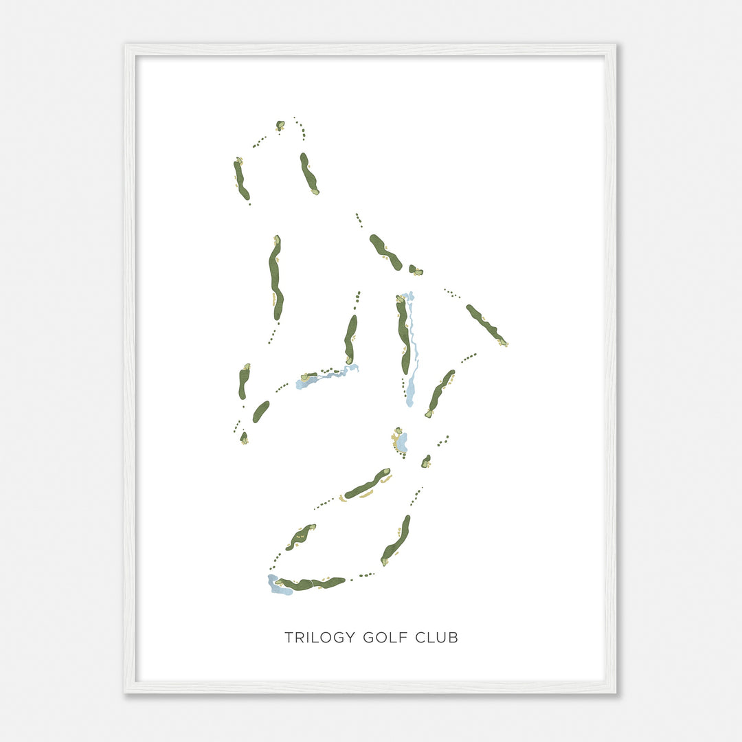 Print of Trilogy Golf Club Modern Map