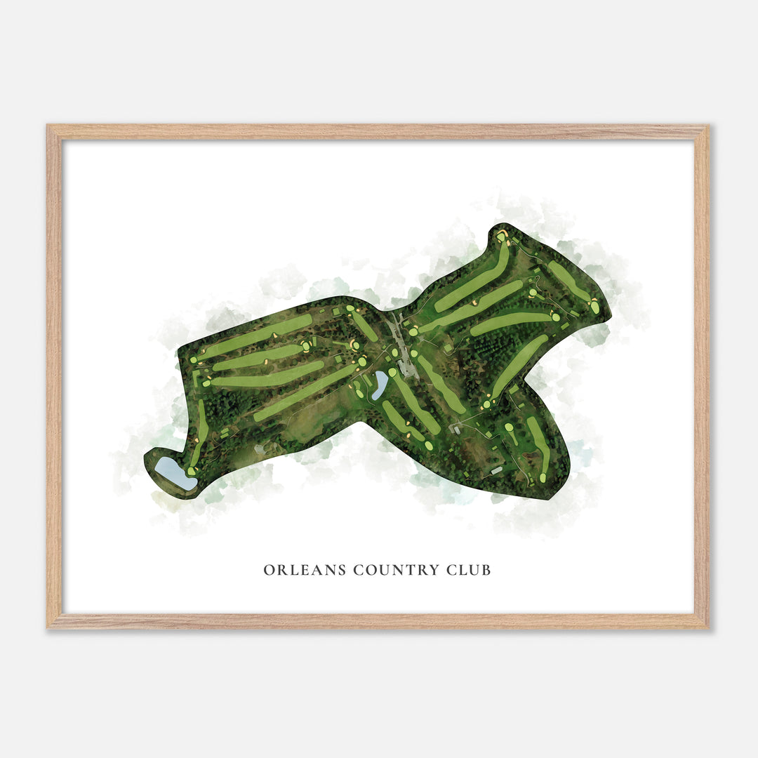 Print of Orleans Country Club Classic Map