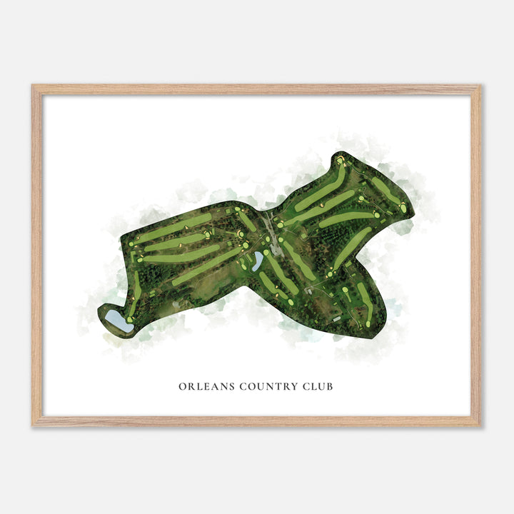 Print of Orleans Country Club Classic Map
