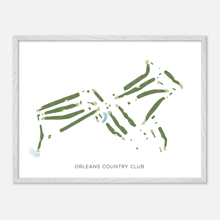 Print of Orleans Country Club Modern Map