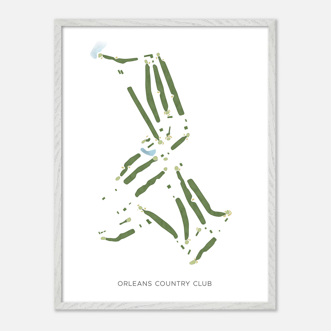 Print of Orleans Country Club Modern Map