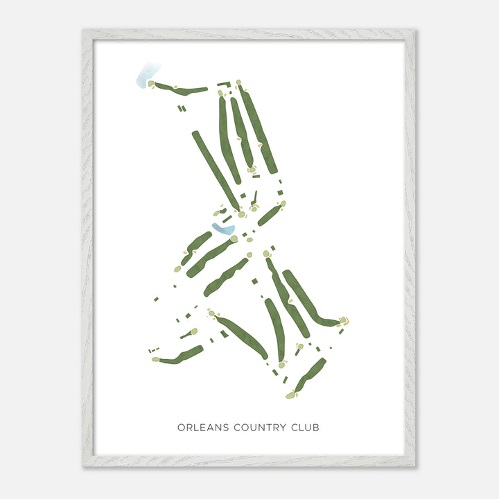 Print of Orleans Country Club Modern Map