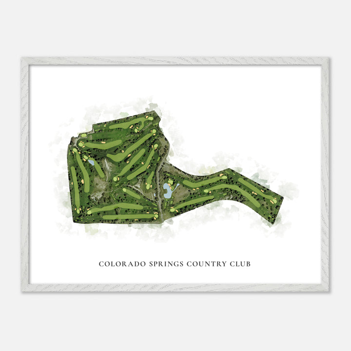 Print of Colorado Springs Country Club Classic Map