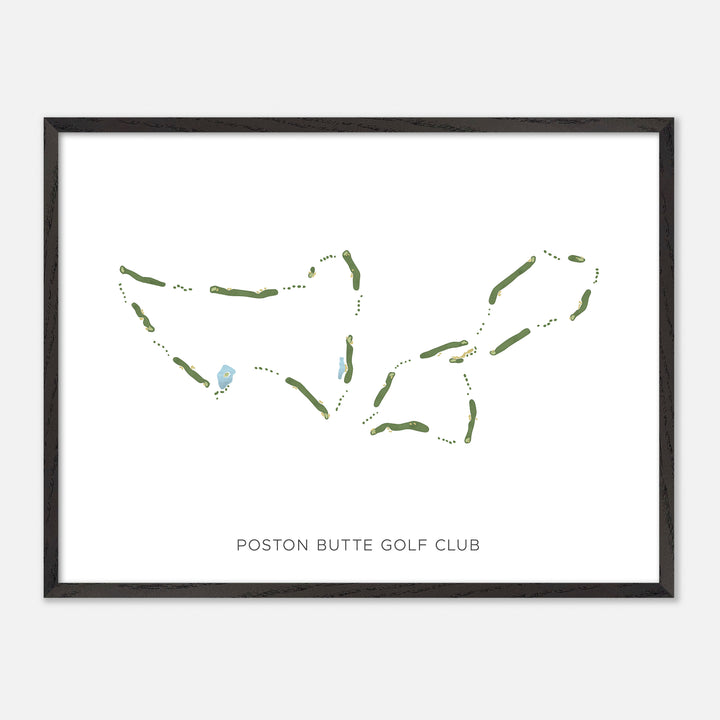 Print of Poston Butte Golf Club Modern Map