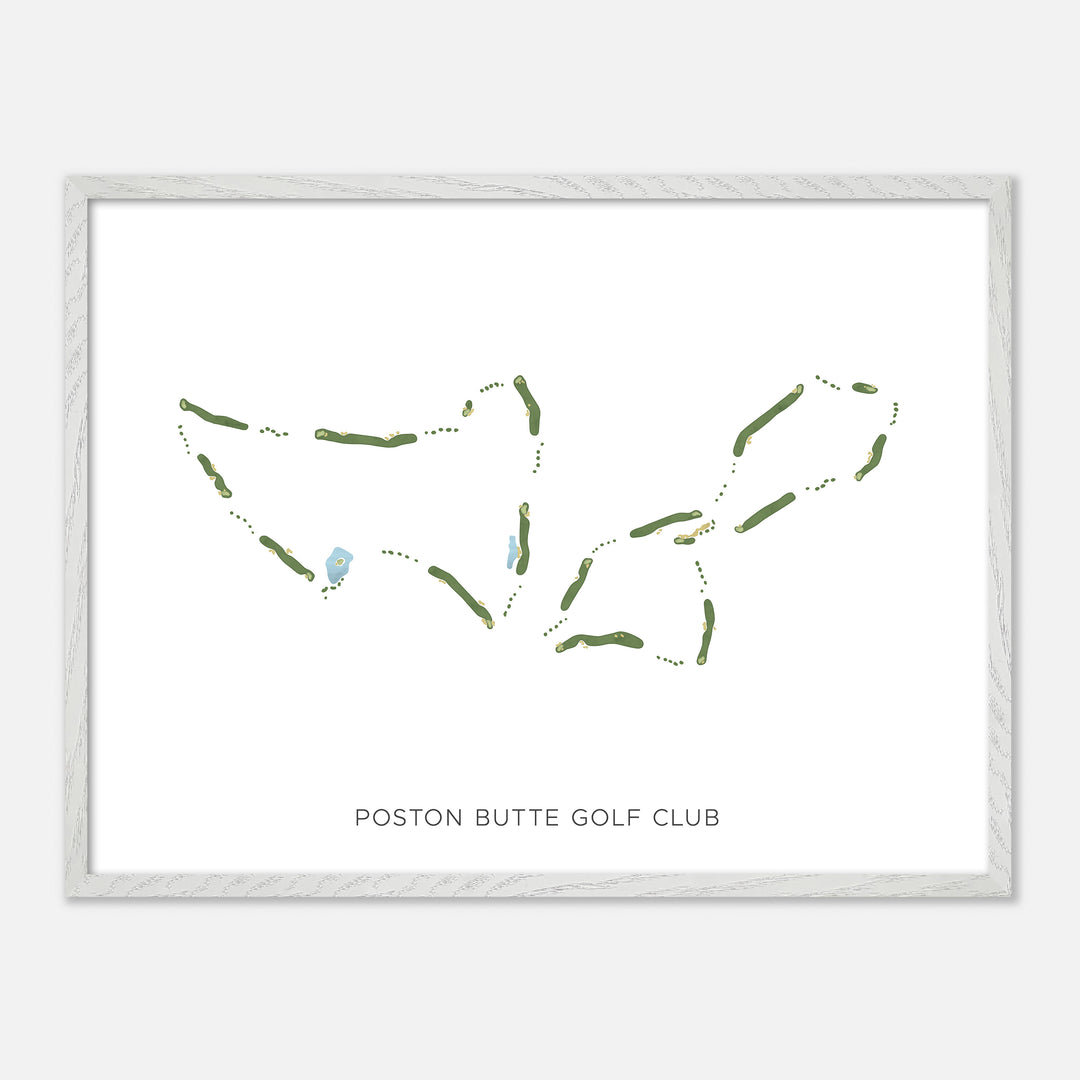 Print of Poston Butte Golf Club Modern Map