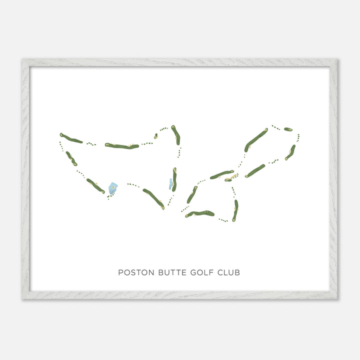 Print of Poston Butte Golf Club Modern Map