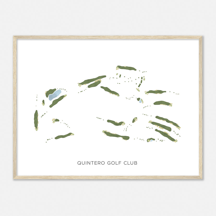 Print of Quintero Golf Club Modern Map