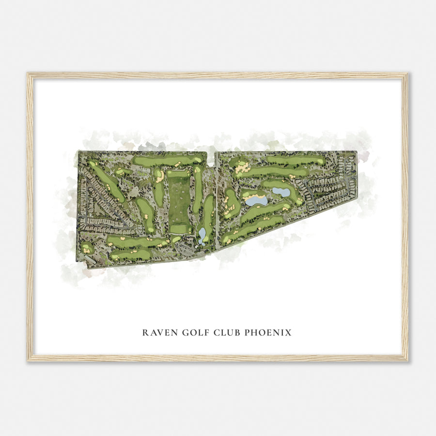 Print of Raven Golf Club Phoenix Classic Map