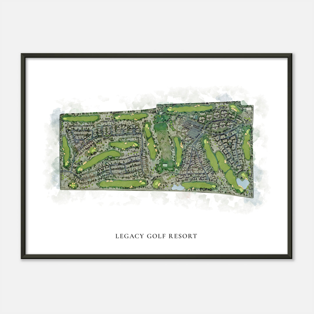 Print of Legacy Golf Resort Classic Map