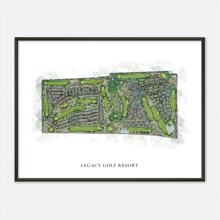 Print of Legacy Golf Resort Classic Map