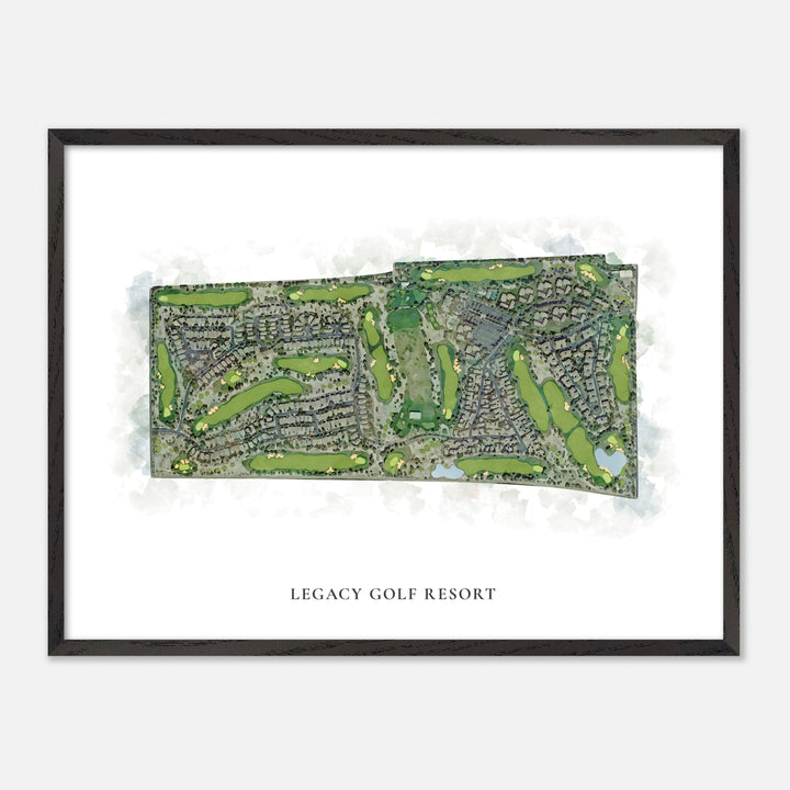 Print of Legacy Golf Resort Classic Map