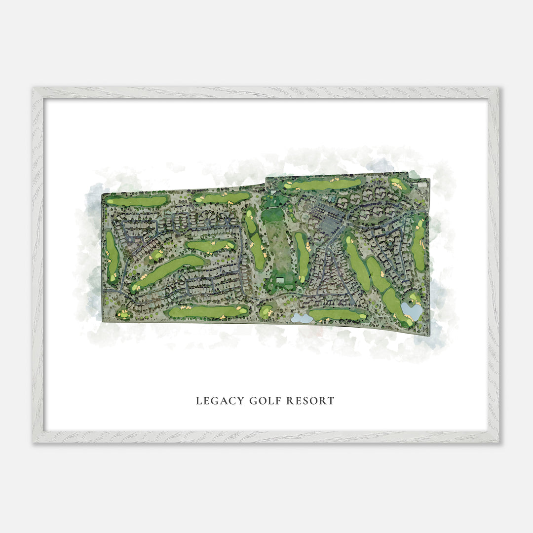 Print of Legacy Golf Resort Classic Map