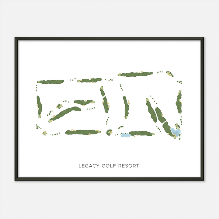 Print of Legacy Golf Resort Modern Map