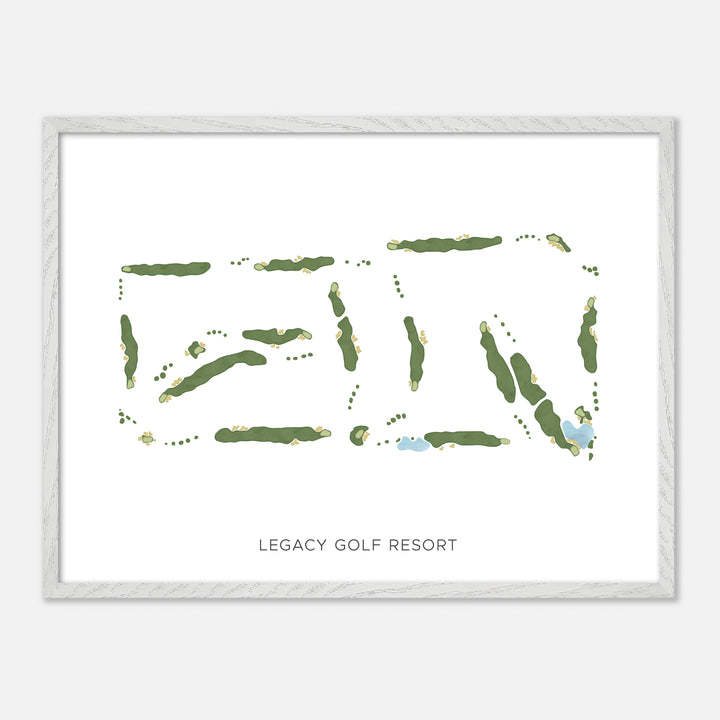 Print of Legacy Golf Resort Modern Map