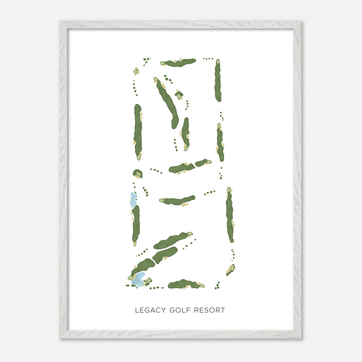 Print of Legacy Golf Resort Modern Map