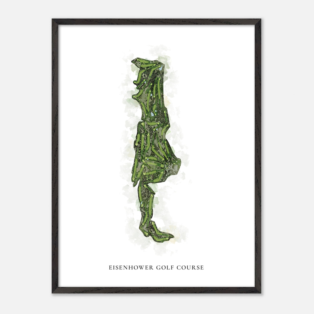 Print of Eisenhower Golf Course Classic Map