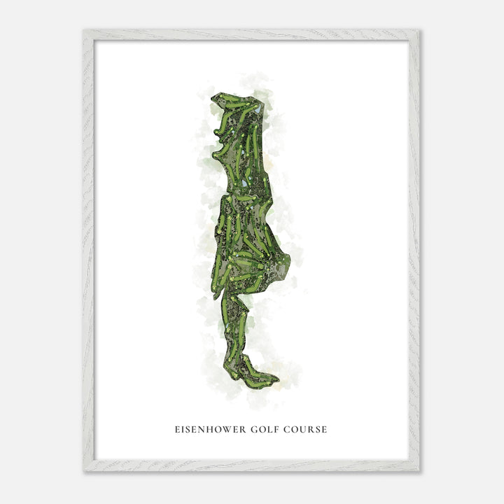 Print of Eisenhower Golf Course Classic Map