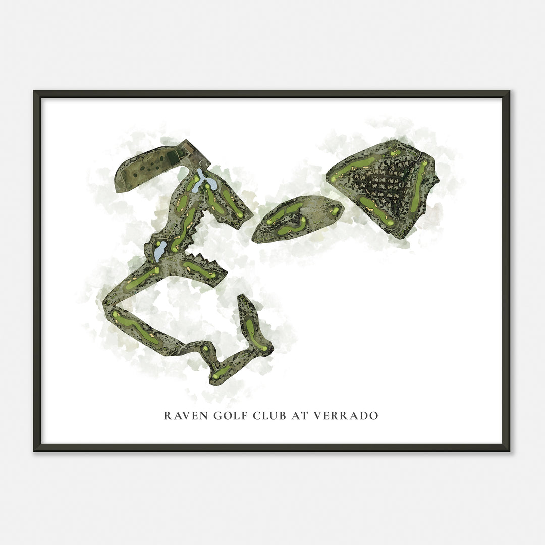Print of Raven Golf Club At Verrado Classic Map