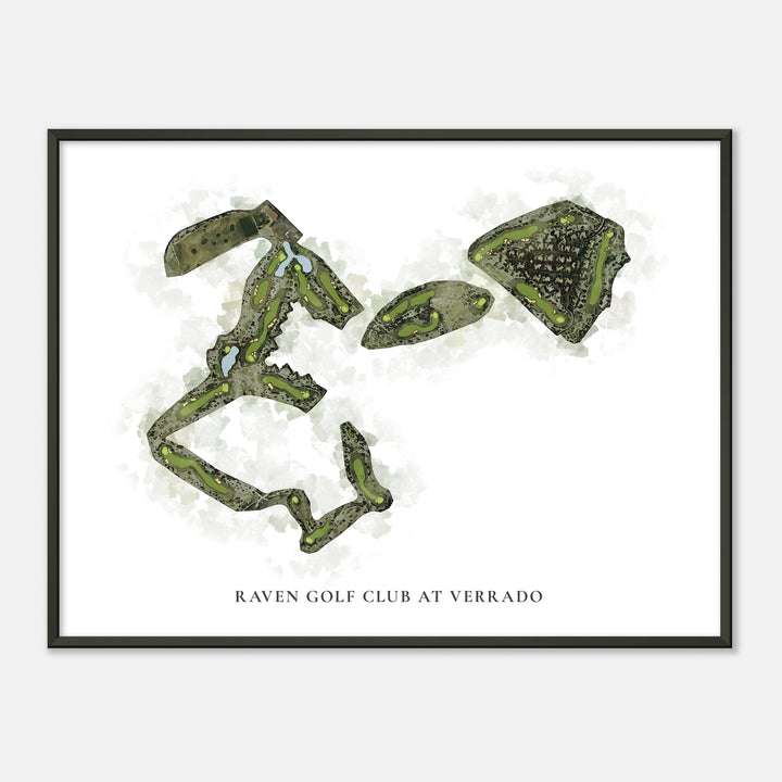 Print of Raven Golf Club At Verrado Classic Map