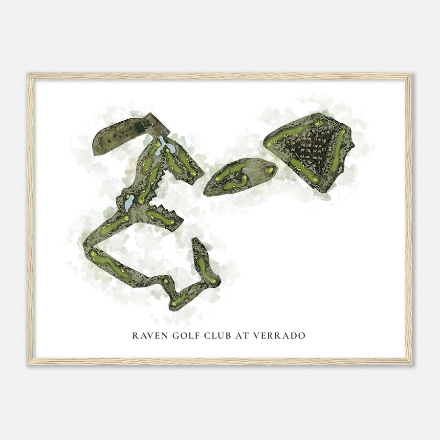 Print of Raven Golf Club At Verrado Classic Map