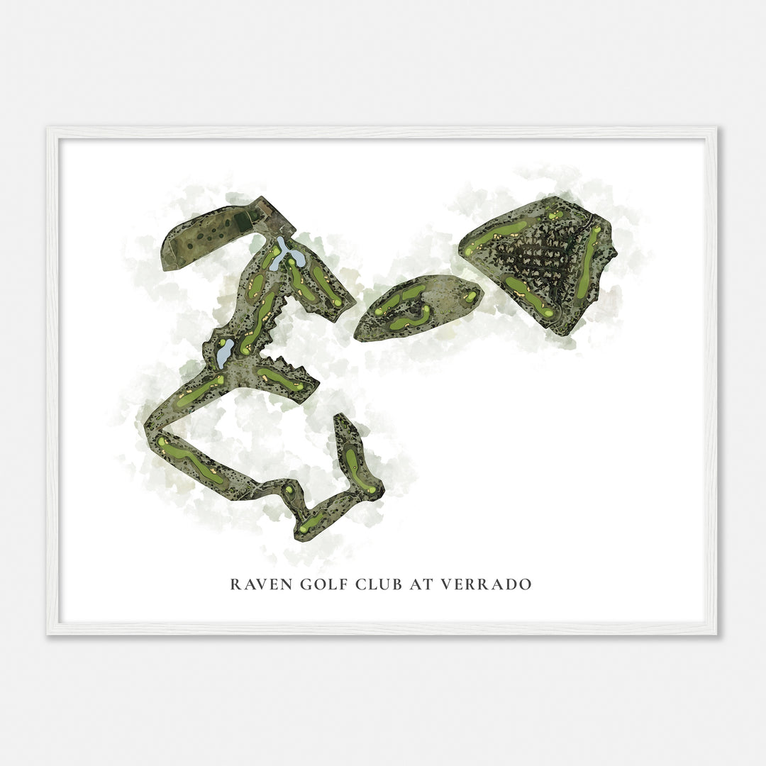 Print of Raven Golf Club At Verrado Classic Map