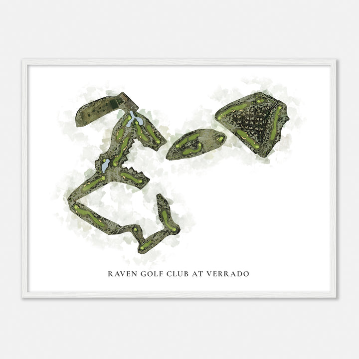 Print of Raven Golf Club At Verrado Classic Map