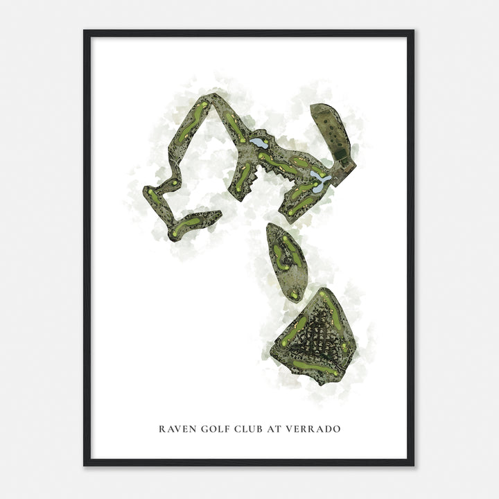 Print of Raven Golf Club At Verrado Classic Map