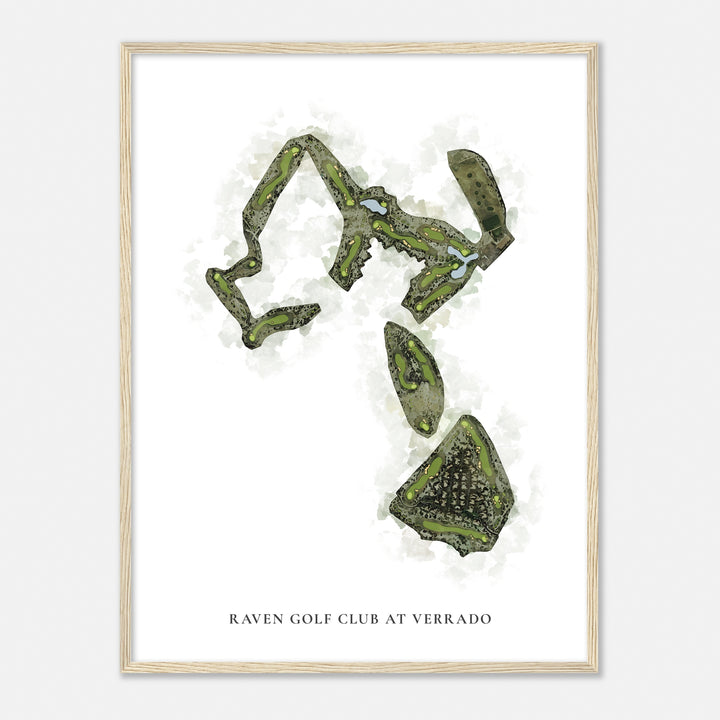 Print of Raven Golf Club At Verrado Classic Map